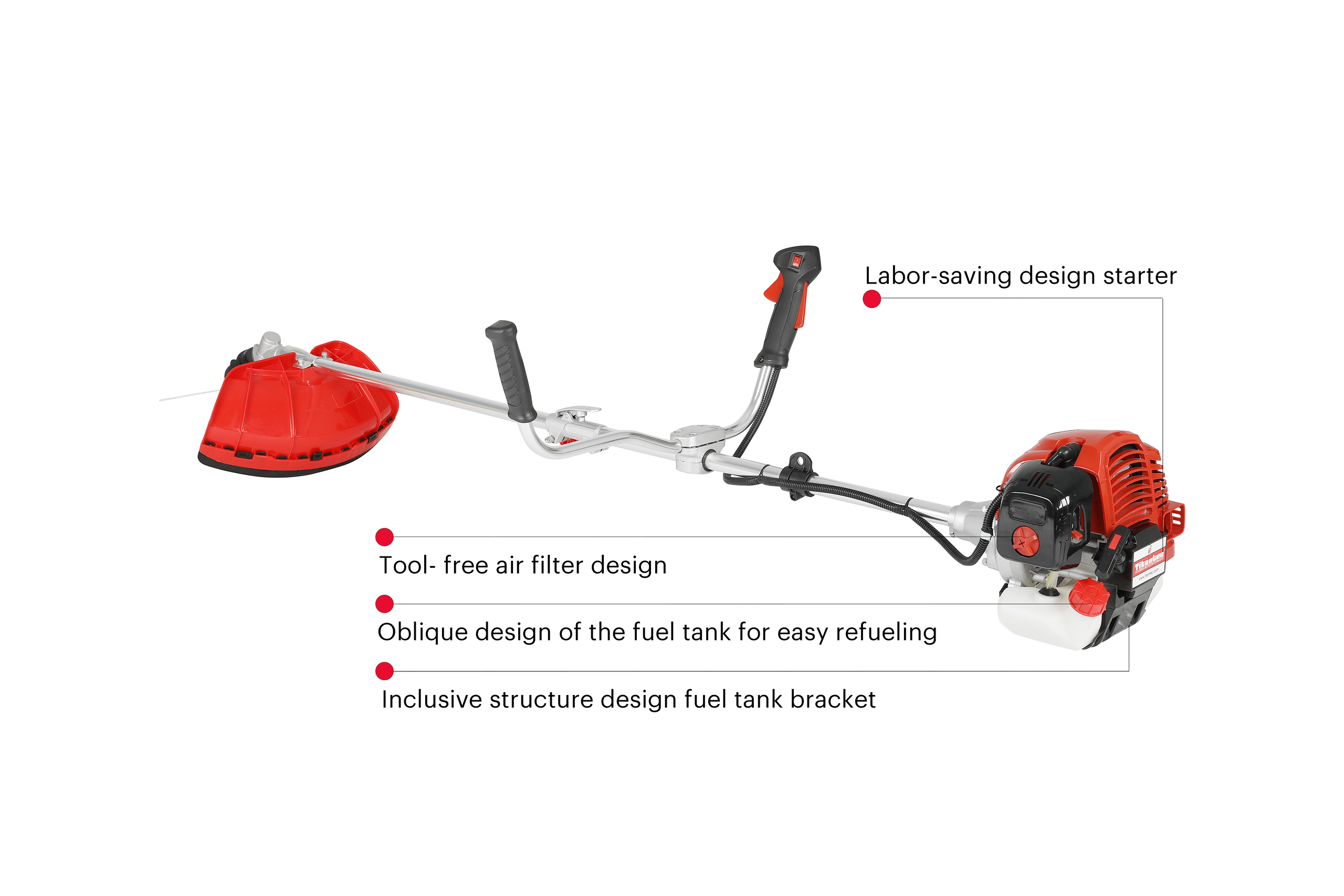 Brush Cutter&Grass Trimmer 26cc&33cc&43cc&52cc&62cc Hot Selling Good Quality Diy OEM&ODM