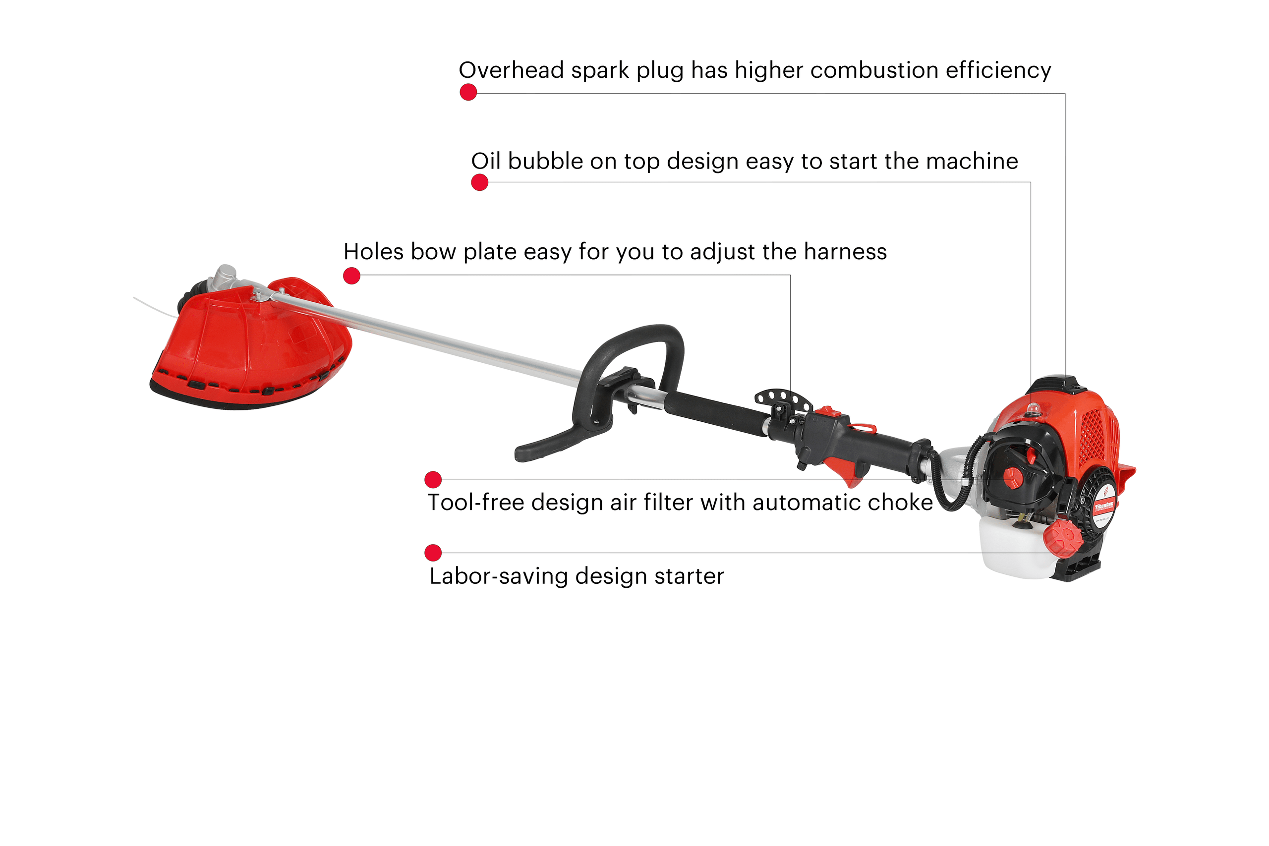Brush Cutter&Grass Trimmer&String Trimmer 26cc Hot Selling Good Quality Diy OEM&ODM