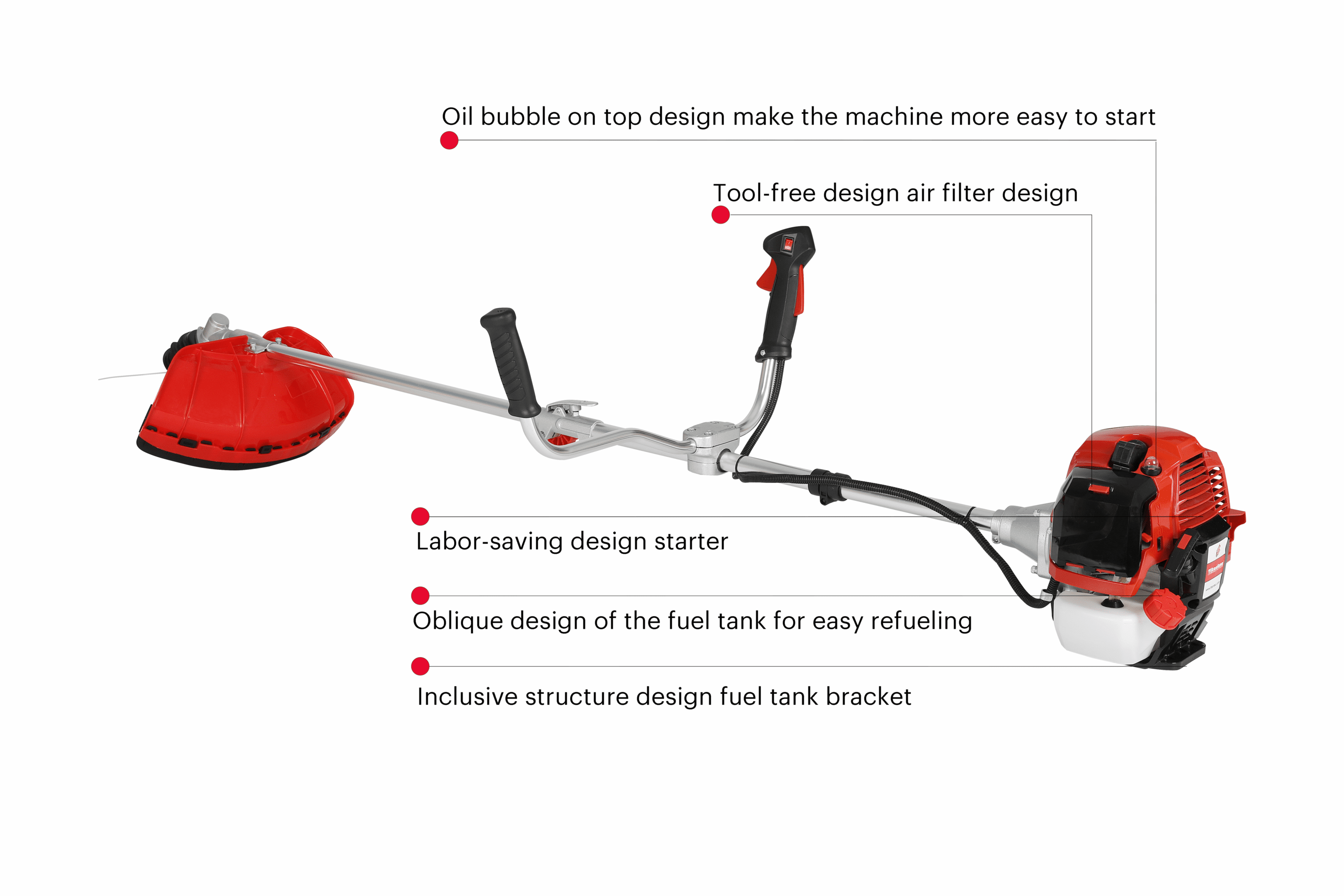 Brush Cutter&Grass Trimmer&String Trimmer 43cc&52cc New Design Good Quality Diy OEM