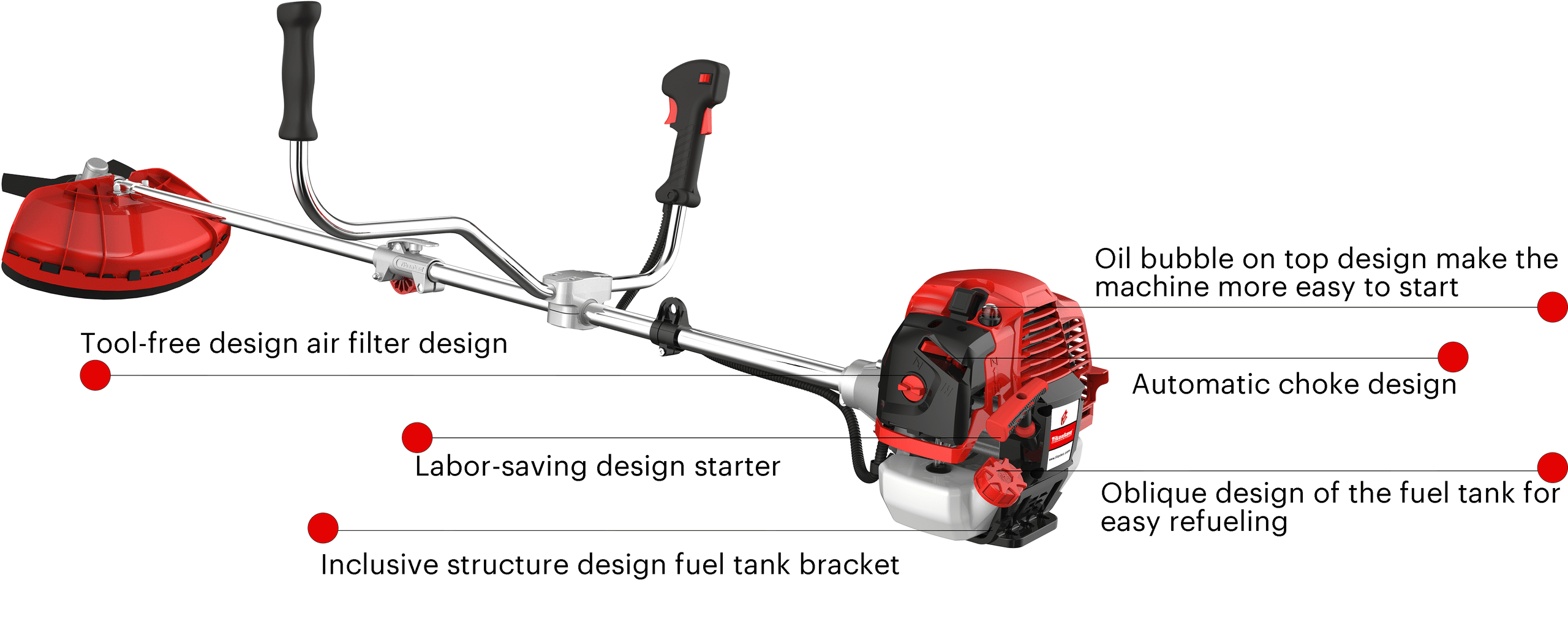 Brush Cutter&Grass Trimmer&String Trimmer 43cc&52cc New Technology Good Quality Diy OEM