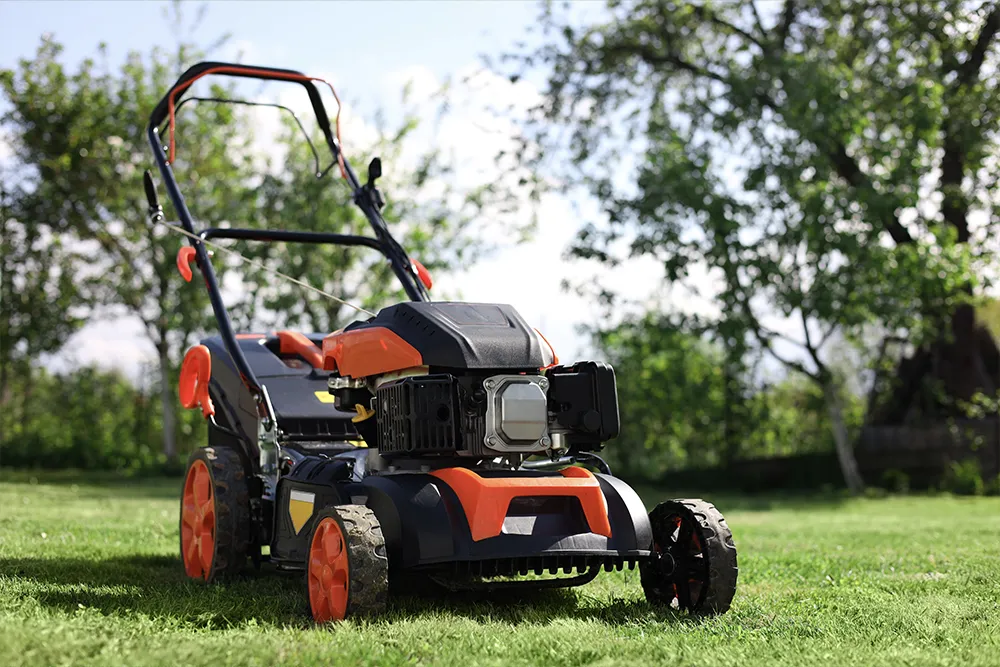gas lawn mower